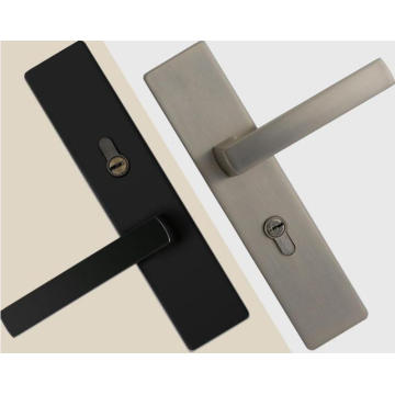 American bedroom door handle lock modern simple solid wood door lock quiet indoor lock